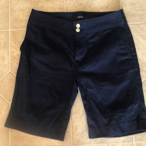 Chaps navy blue knee length shorts - Picture 2 of 3